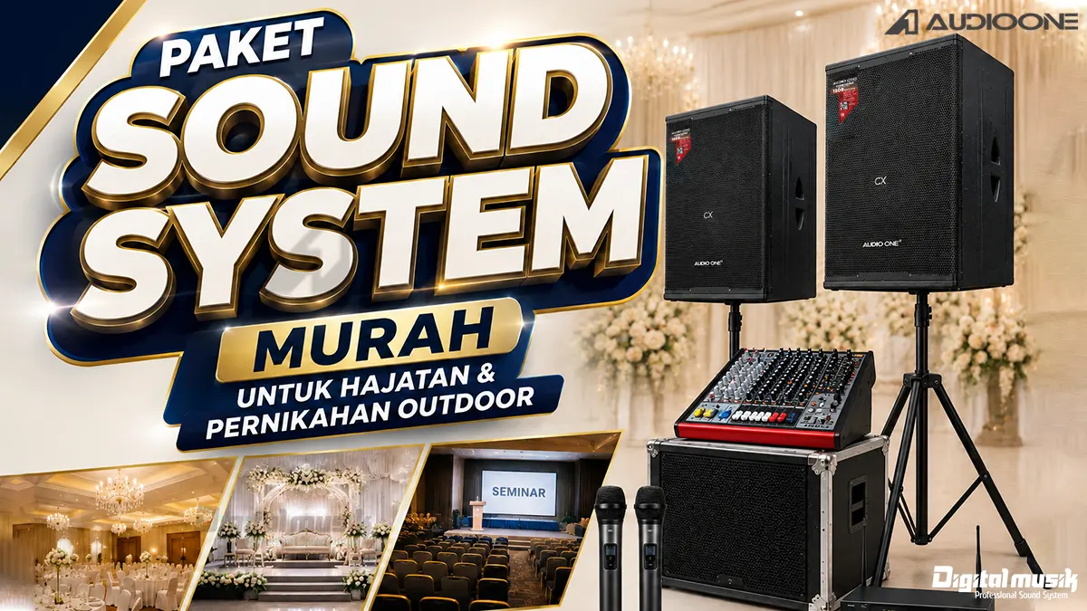 paket sound system outdoor murah untuk acara