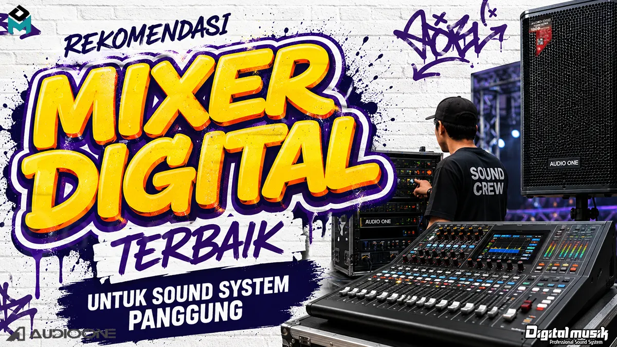 mixer digital terbaik untuk sound system panggung