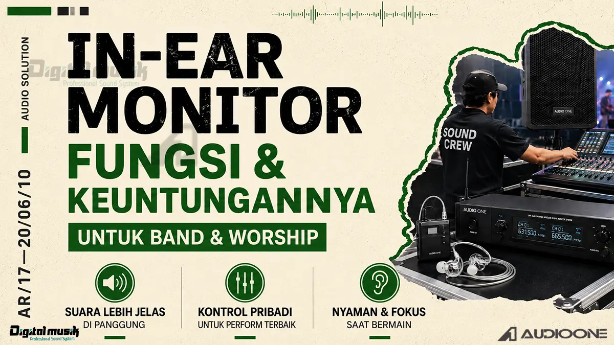 In-Ear Monitor untuk Band dan Worship profesional