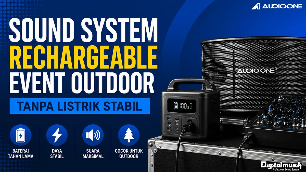 sound system rechargeable untuk event outdoor