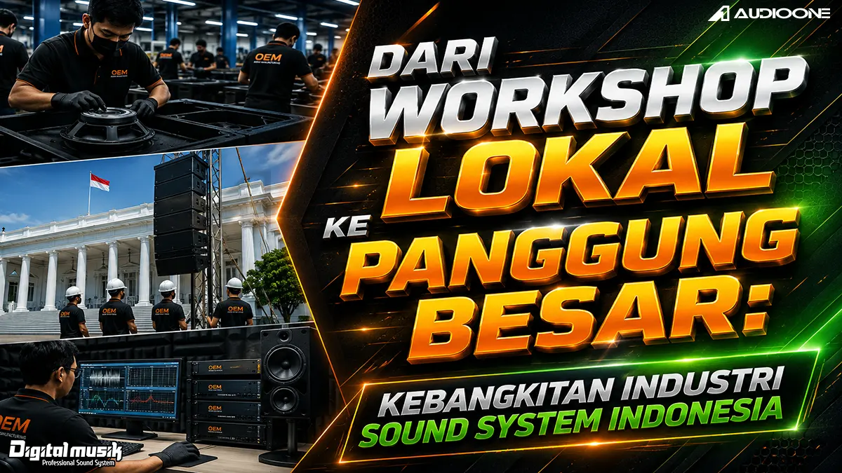 Kebangkitan Industri Sound System Indonesia dari workshop lokal