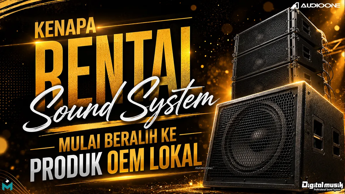 Kenapa Rental Sound System Mulai Beralih ke Produk OEM Lokal?