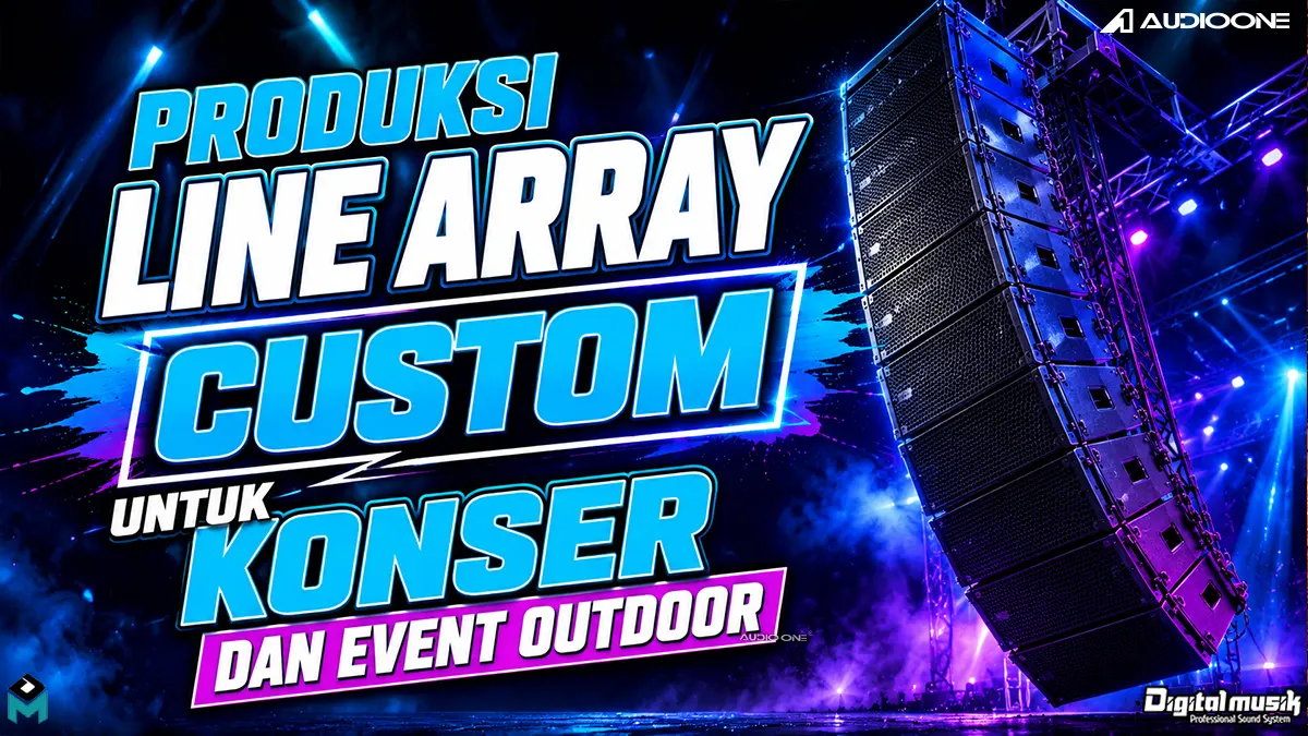 Custom Line Array untuk Konser Musik dan Festival Indonesia