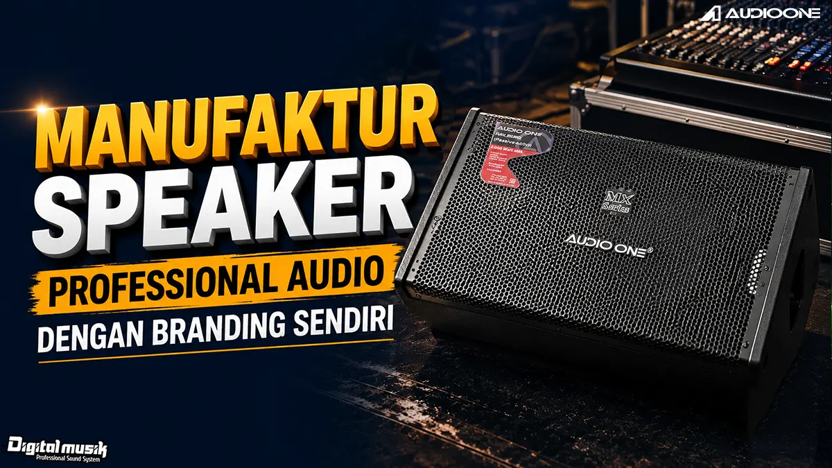 Manufaktur Speaker Professional Audio dengan Branding Sendiri: Strategi Bisnis Anda